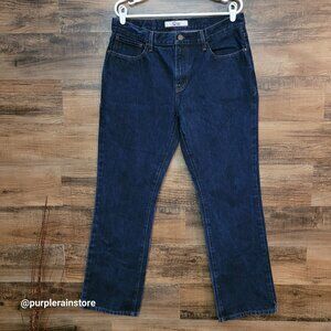 Tommy Hilfiger Jeans 34x32 Boot Semi Evasee Dark Wash Cotton Denim Western Retro